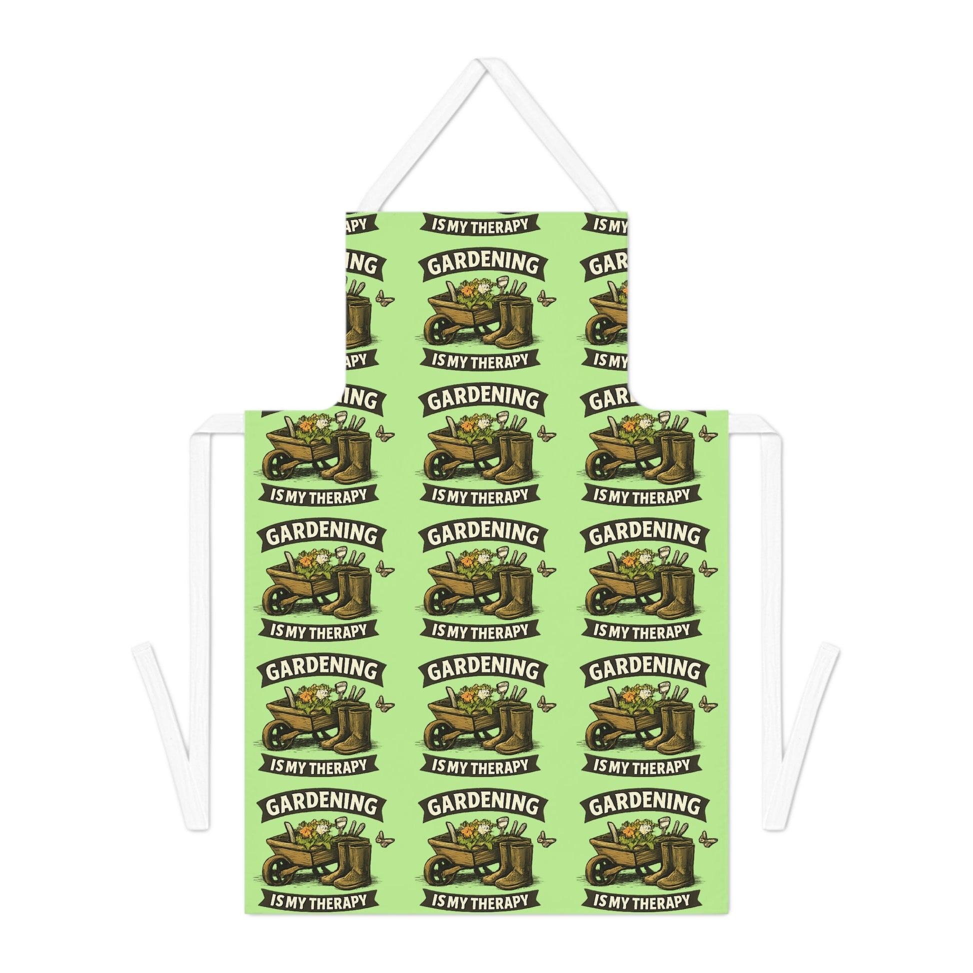 Gardening Is My Therapy Apron Green Fingered Apron - SJM Print Store