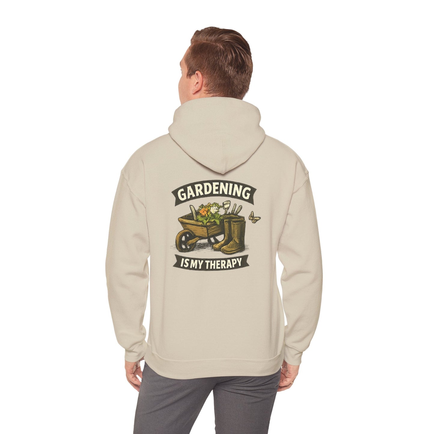 Gardening Is My Therapy Hoodie - SJM Print Store