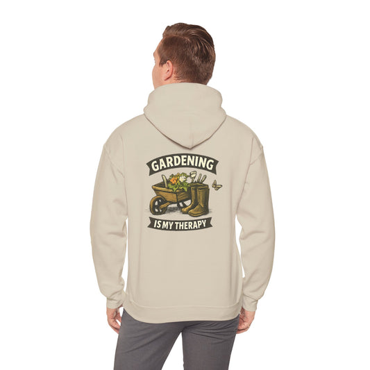 Gardening Is My Therapy Hoodie - SJM Print Store