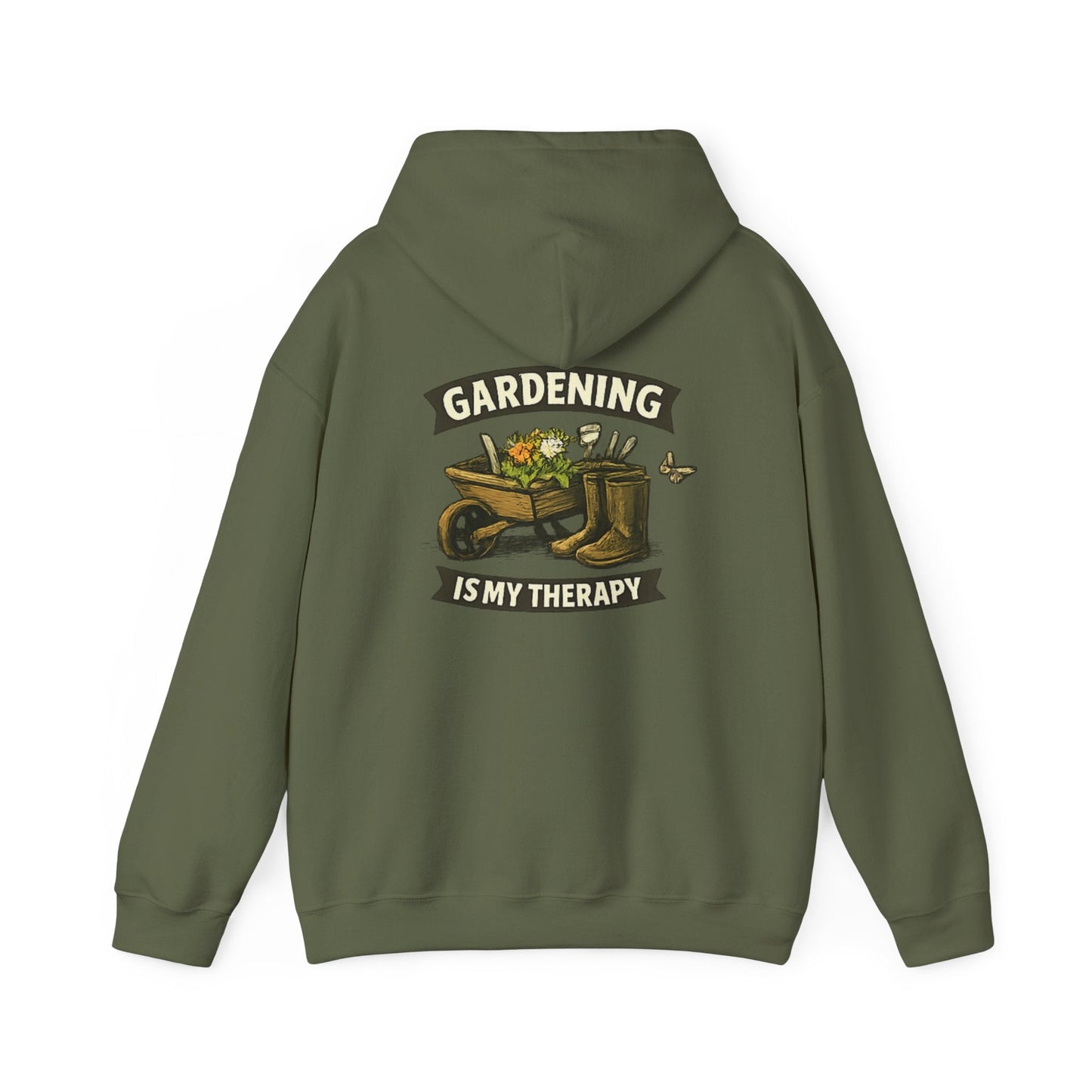 Gardening Is My Therapy Hoodie - SJM Print Store