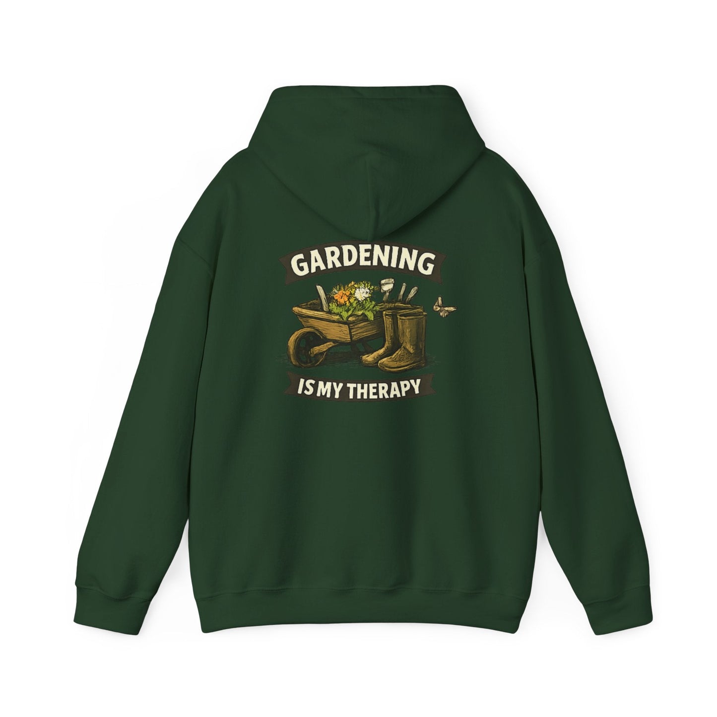 Gardening Is My Therapy Hoodie - SJM Print Store