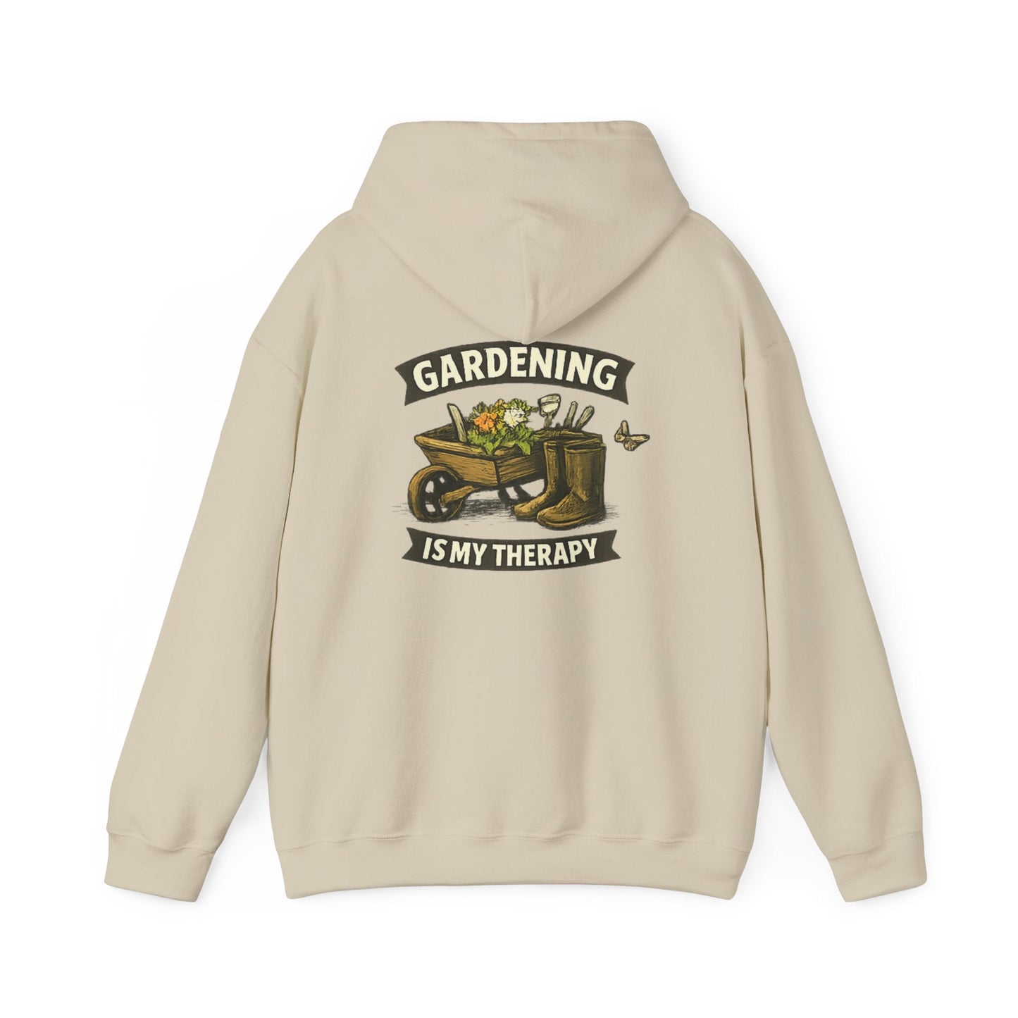 Gardening Is My Therapy Hoodie - SJM Print Store