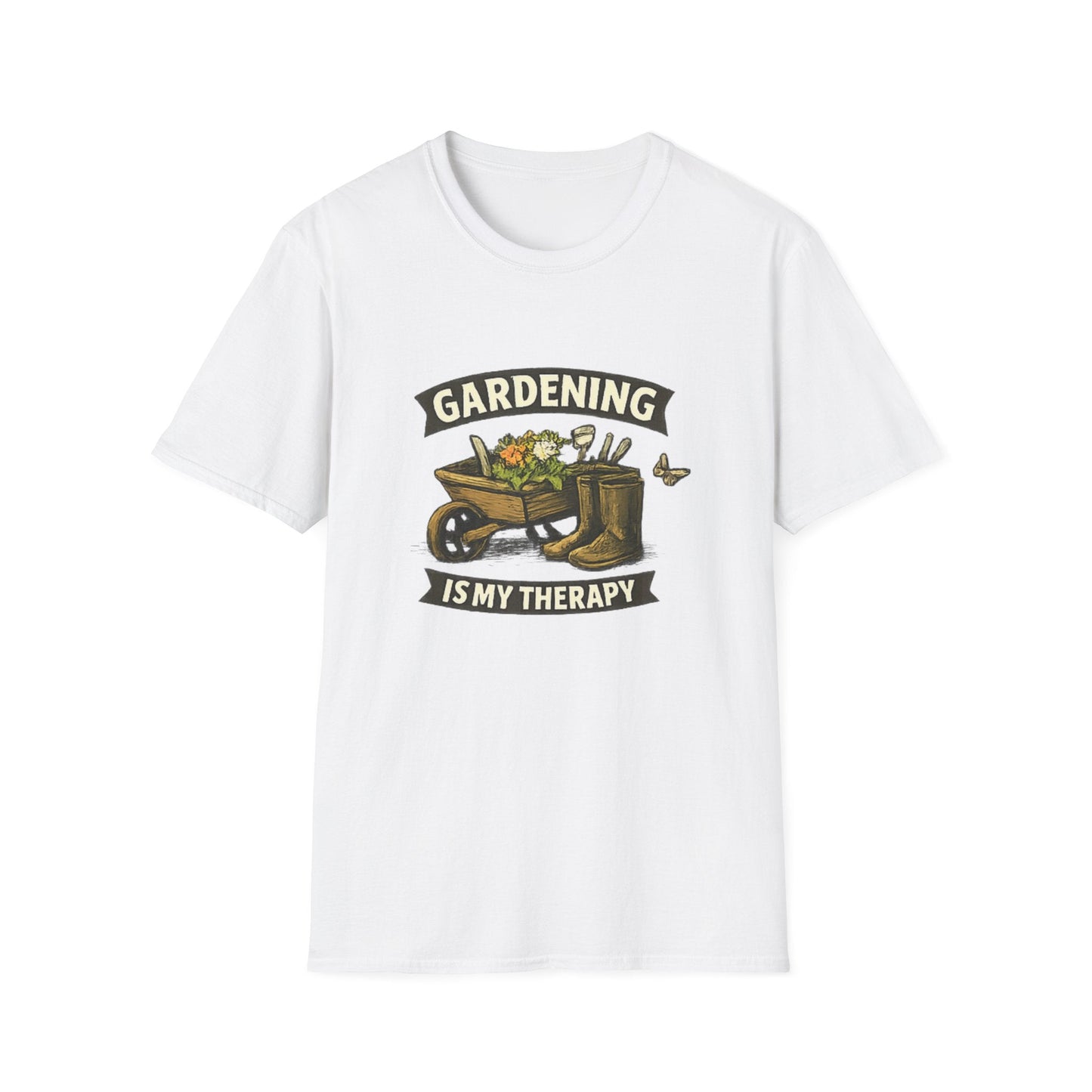 Gardening Is My Therapy T-Shirt - SJM Print Store