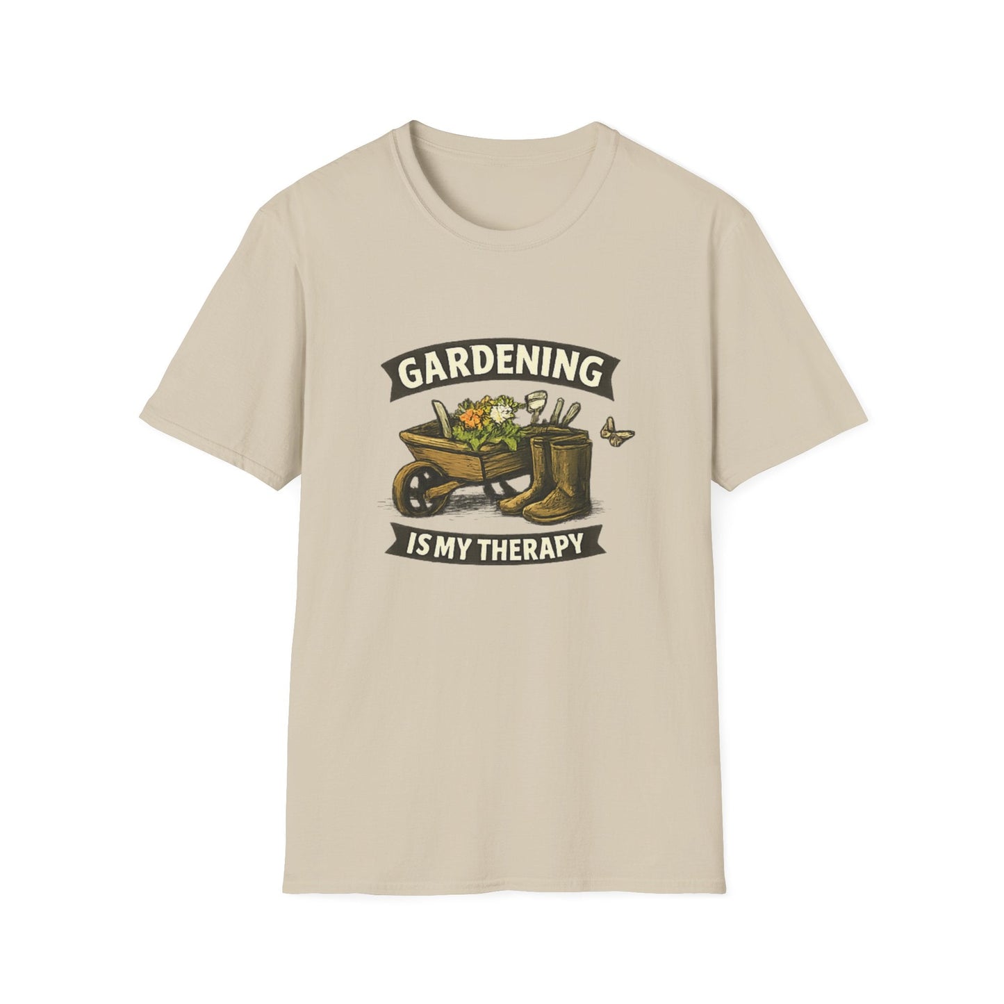 Gardening Is My Therapy T-Shirt - SJM Print Store