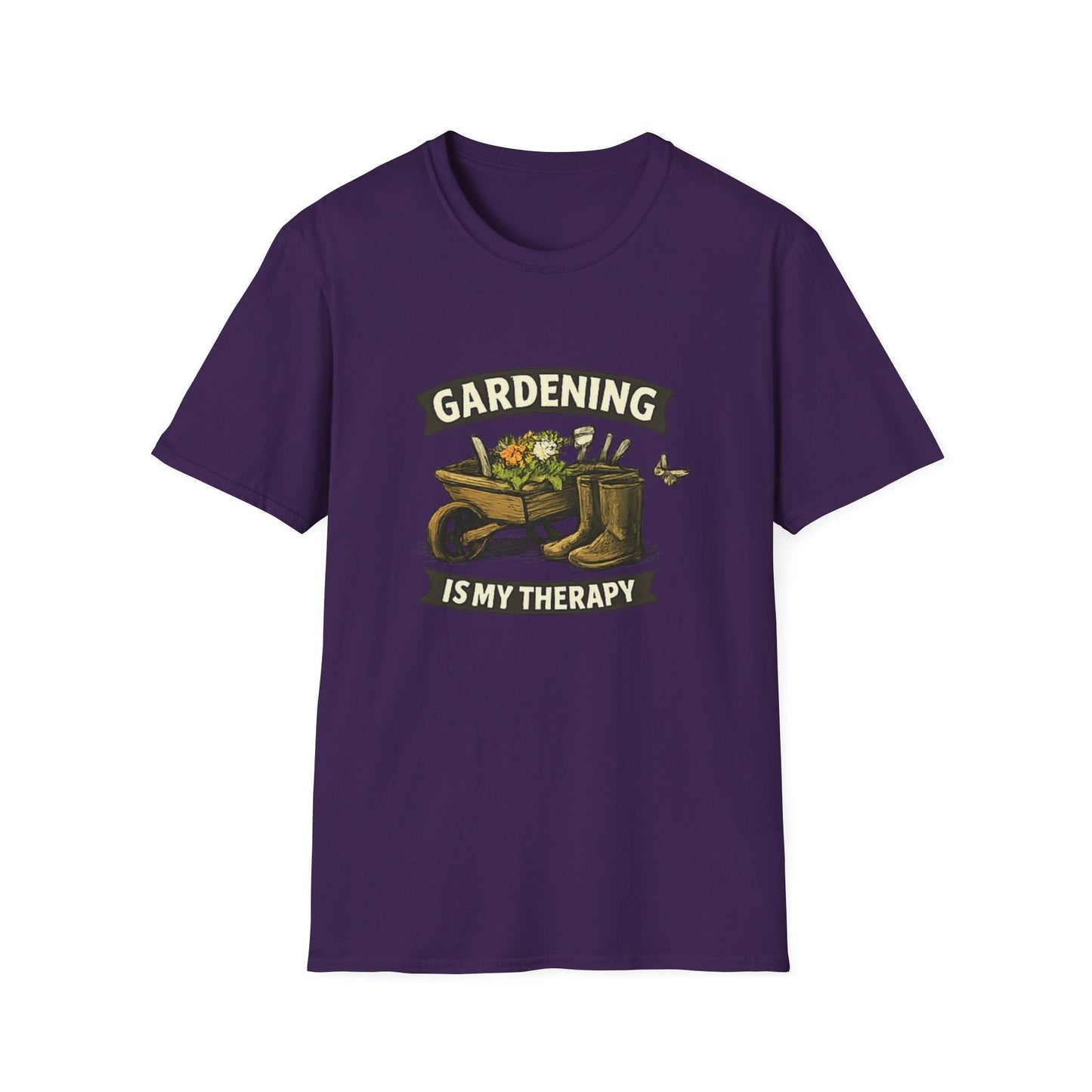 Gardening Is My Therapy T-Shirt - SJM Print Store