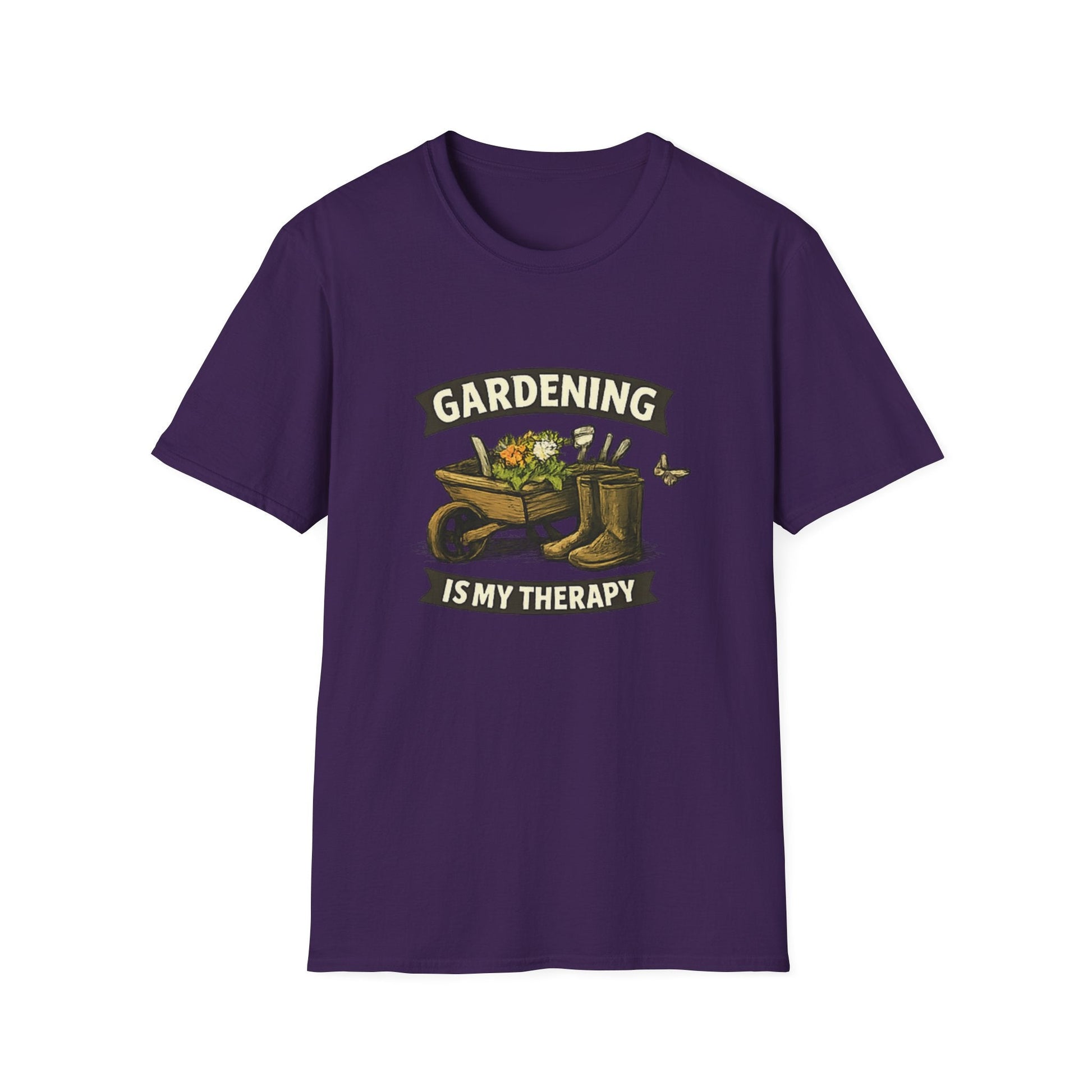 Gardening Is My Therapy T-Shirt - SJM Print Store