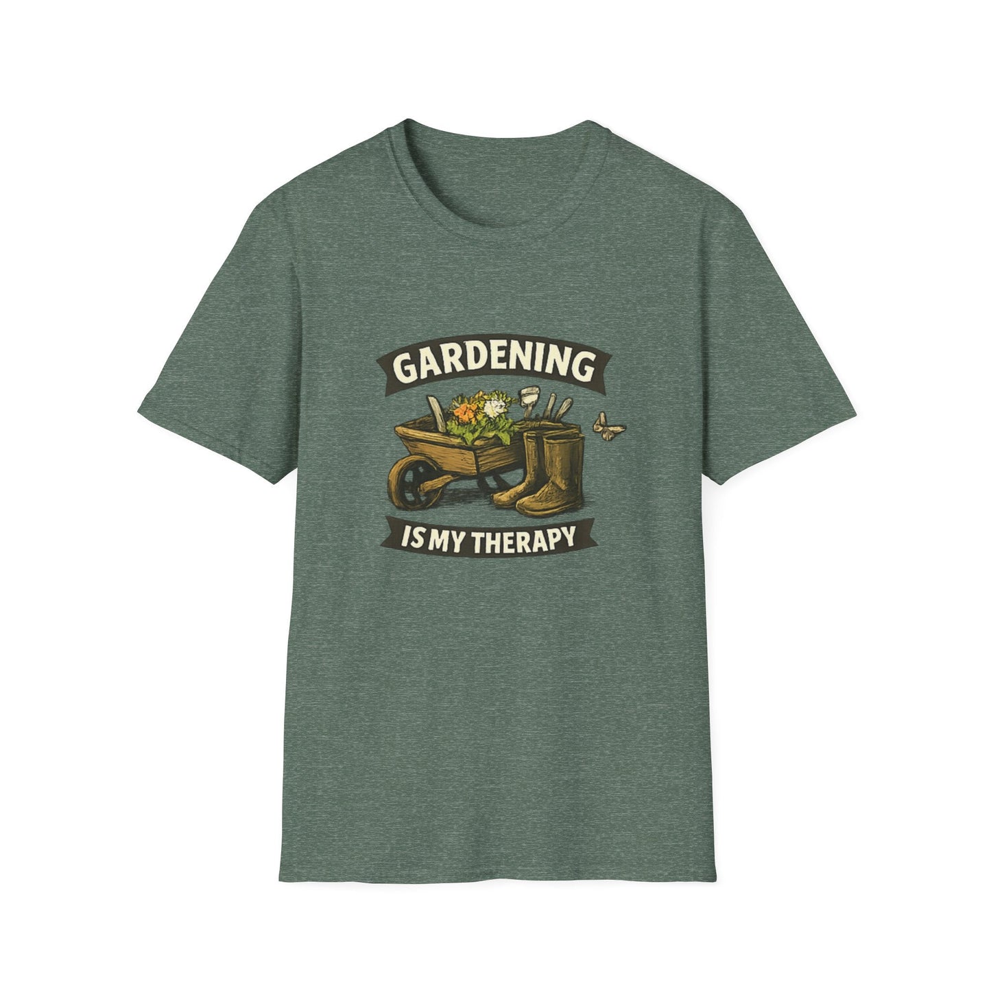 Gardening Is My Therapy T-Shirt - SJM Print Store