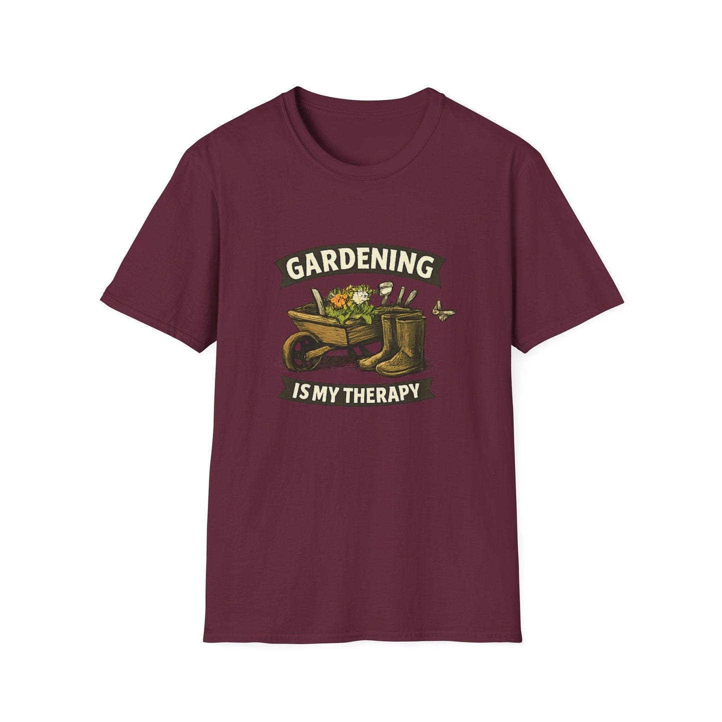 Gardening Is My Therapy T-Shirt - SJM Print Store