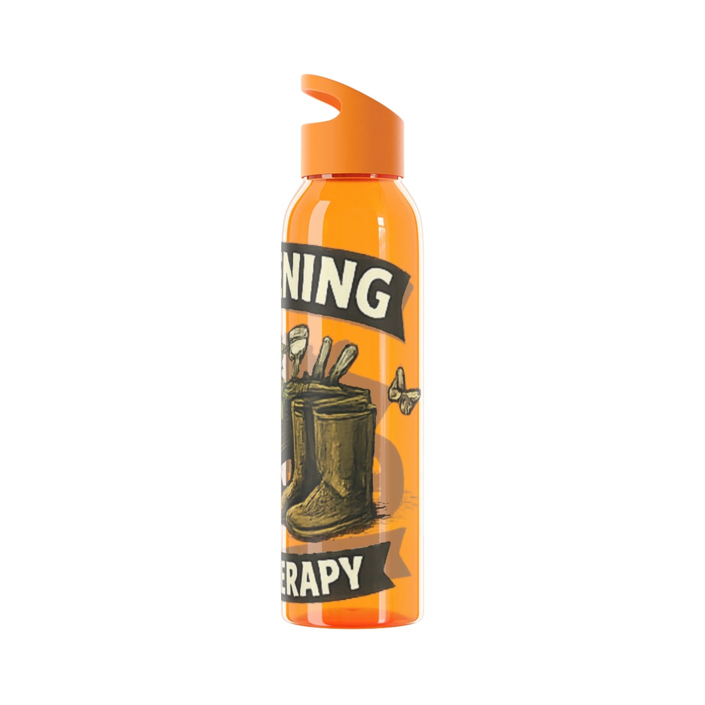 Gardening Is My Therapy Water Bottle - SJM Print Store