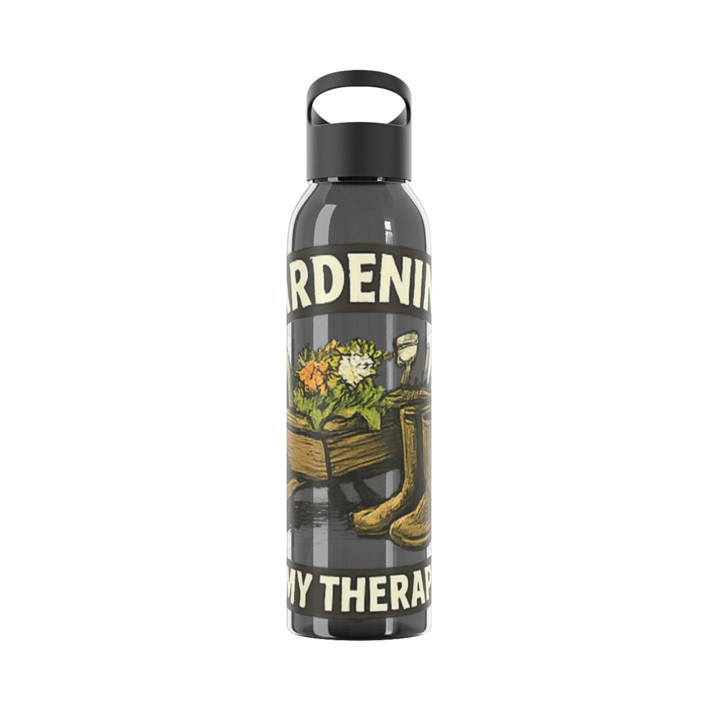 Gardening Is My Therapy Water Bottle - SJM Print Store