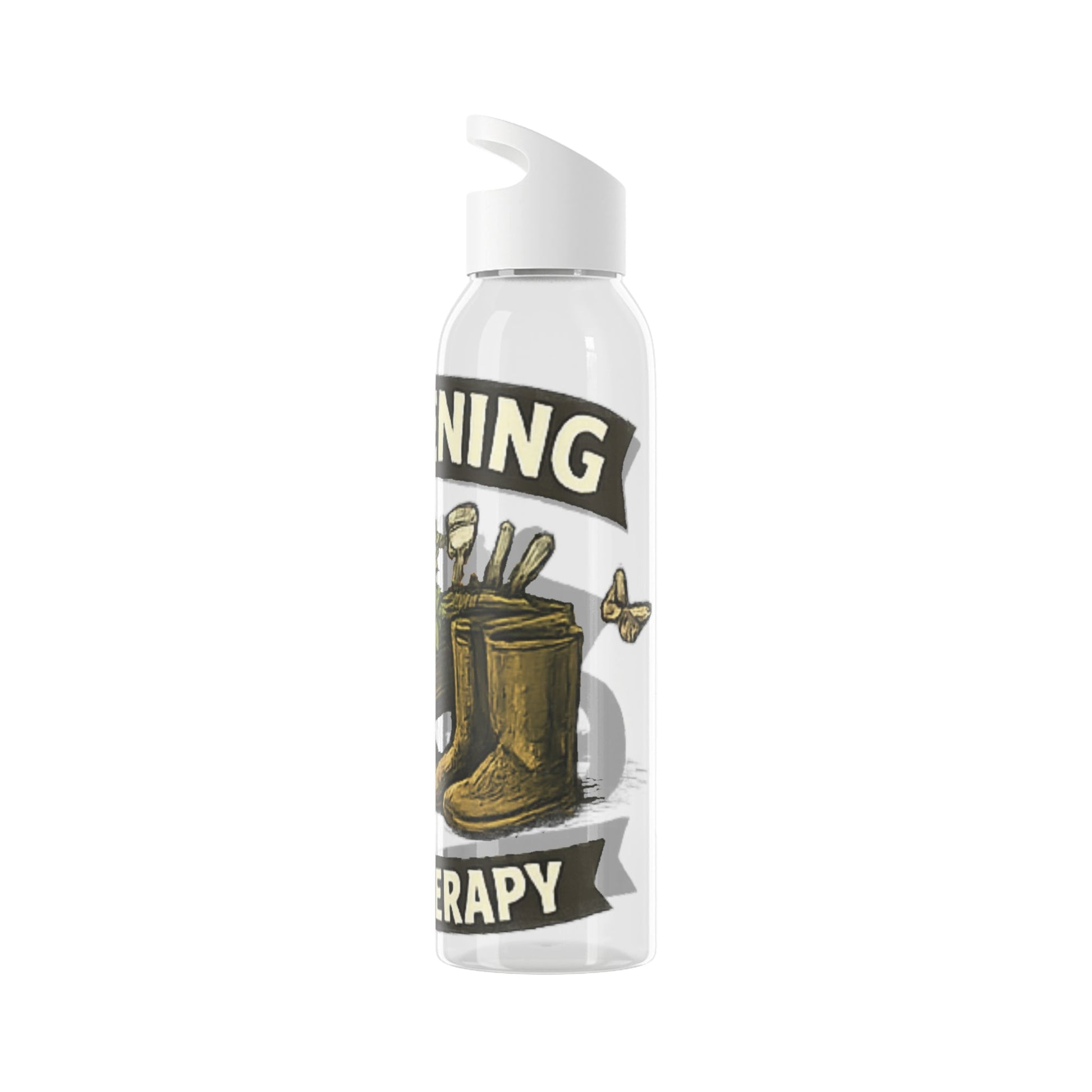 Gardening Is My Therapy Water Bottle - SJM Print Store