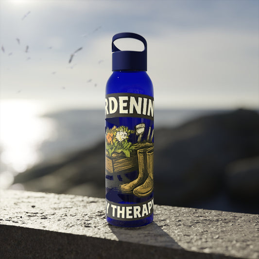 Gardening Is My Therapy Water Bottle - SJM Print Store