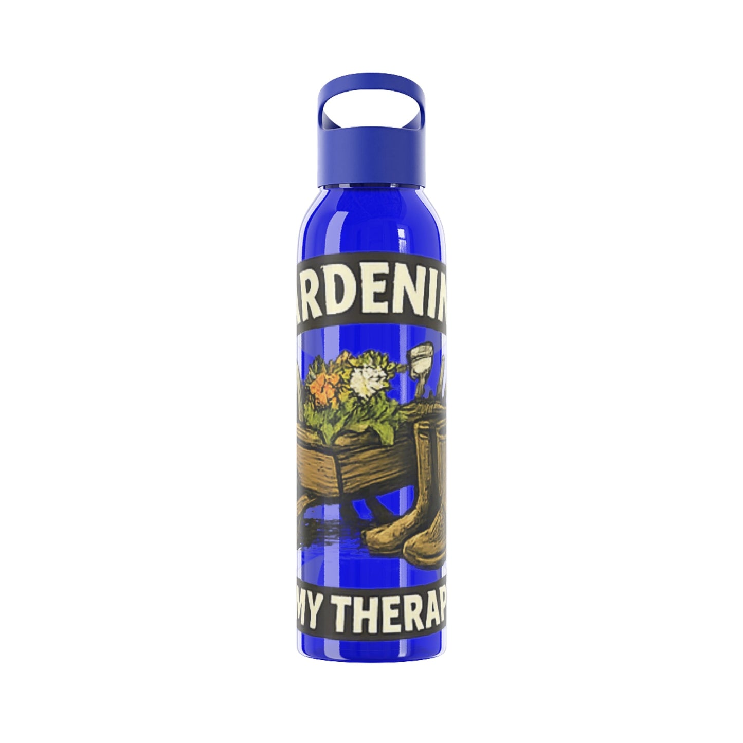 Gardening Is My Therapy Water Bottle - SJM Print Store