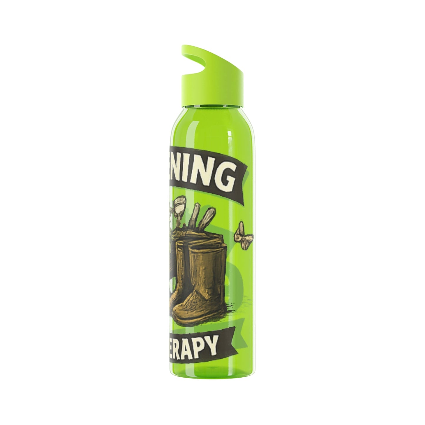 Gardening Is My Therapy Water Bottle - SJM Print Store