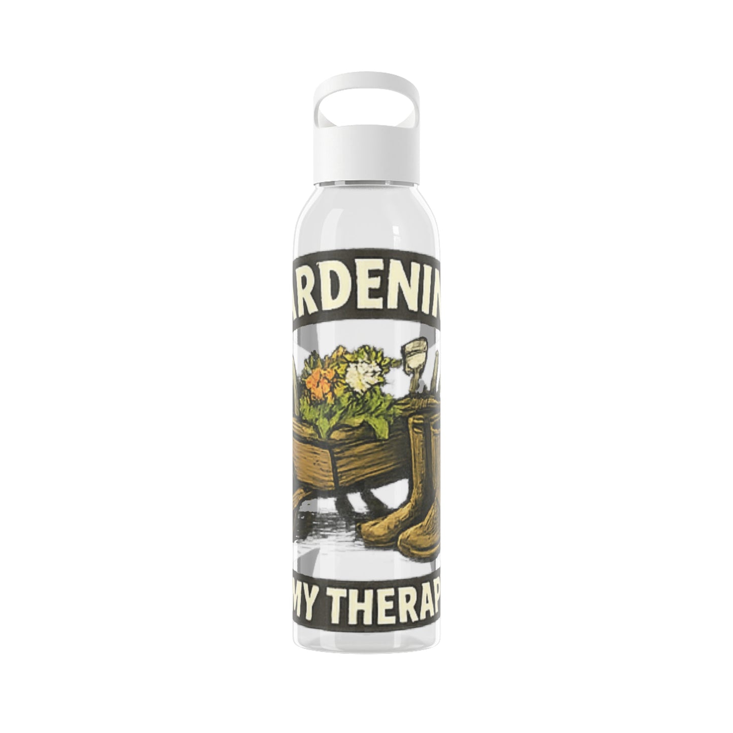 Gardening Is My Therapy Water Bottle - SJM Print Store