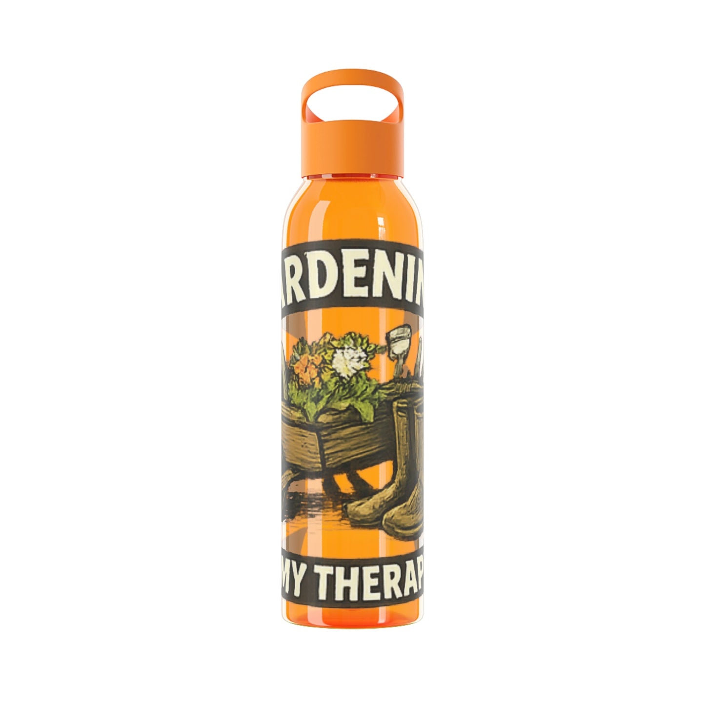 Gardening Is My Therapy Water Bottle - SJM Print Store