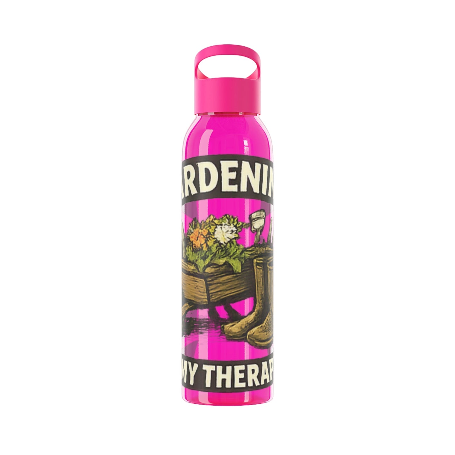Gardening Is My Therapy Water Bottle - SJM Print Store