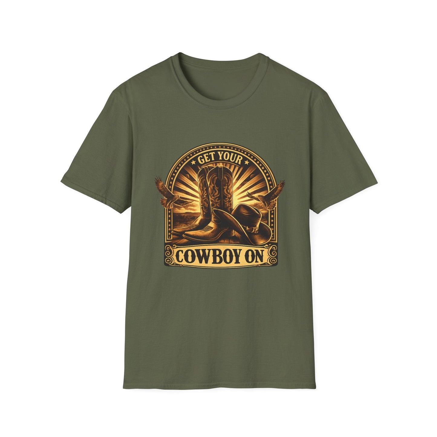 Get Your Cowboy On Country Music T-Shirt - SJM Print Store