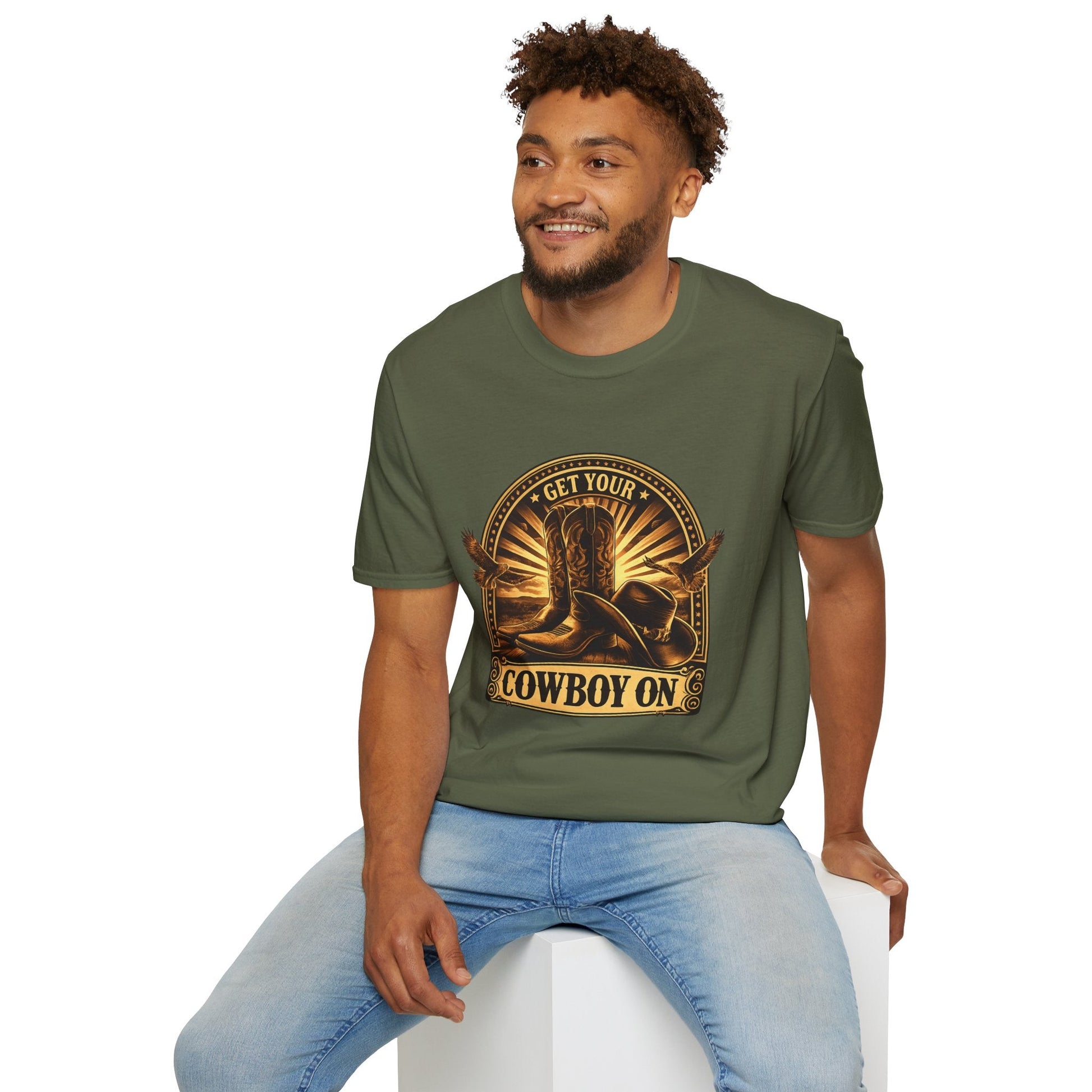 Get Your Cowboy On Country Music T-Shirt - SJM Print Store