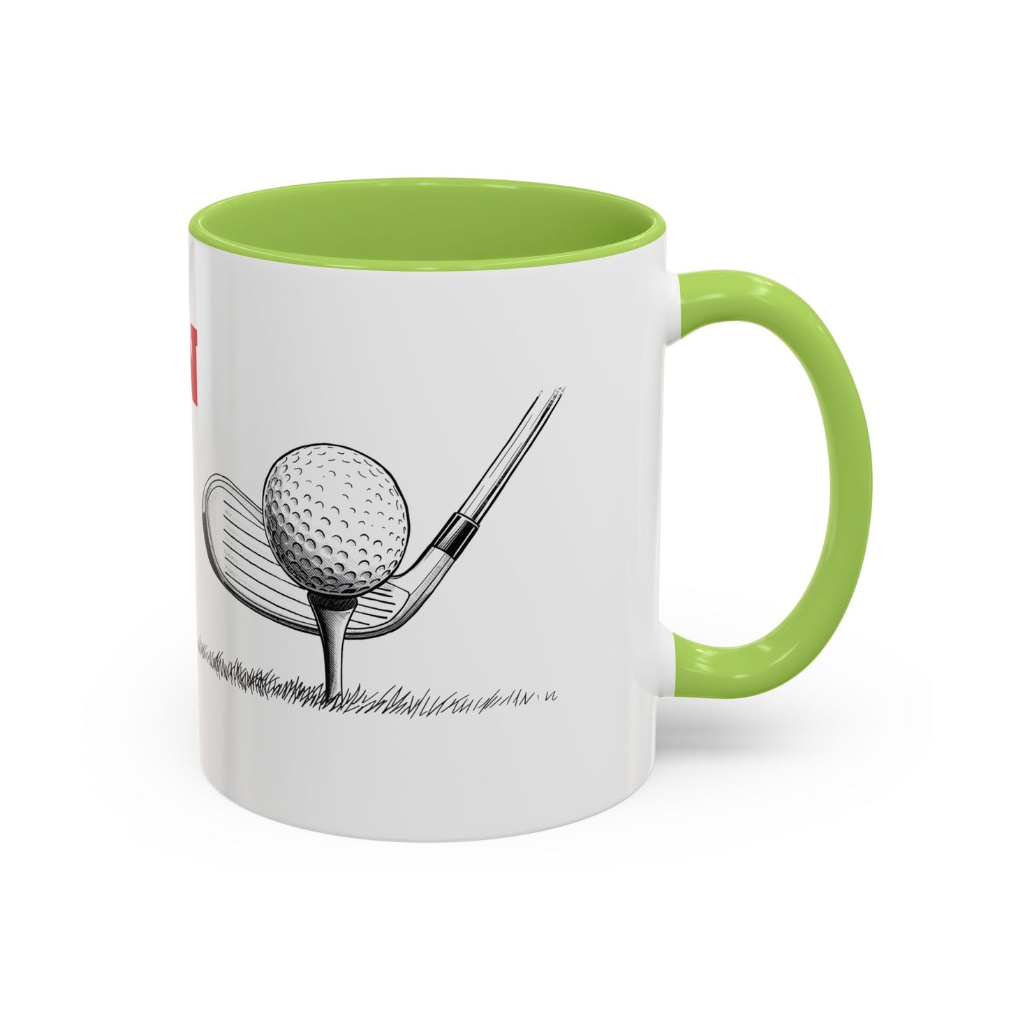 Golf Champion Accent Mug - Perfect Gift for Golf Lovers, Sports Fans, Golfer Appreciation, Every Occasion - SJM Print Store
