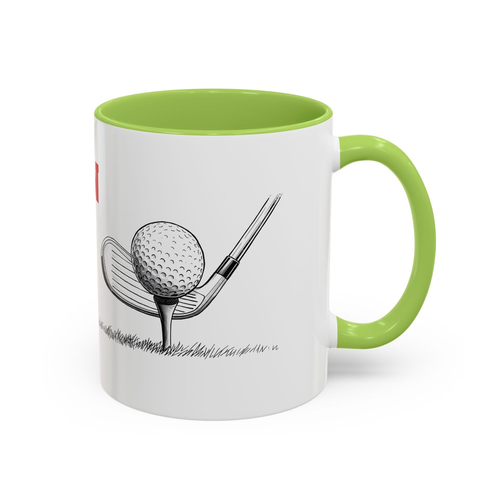 Golf Champion Accent Mug - Perfect Gift for Golf Lovers, Sports Fans, Golfer Appreciation, Every Occasion - SJM Print Store