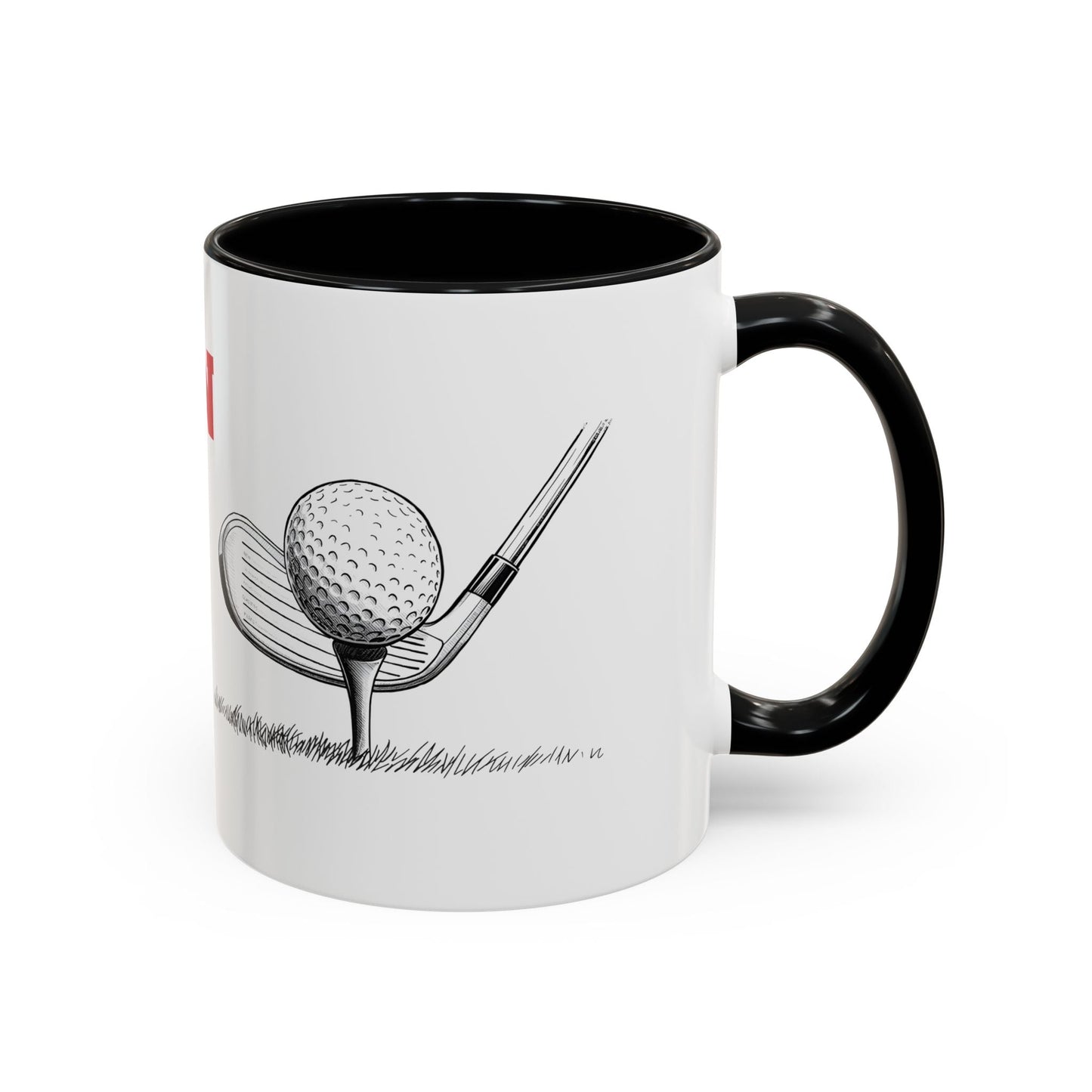Golf Champion Accent Mug - Perfect Gift for Golf Lovers, Sports Fans, Golfer Appreciation, Every Occasion - SJM Print Store