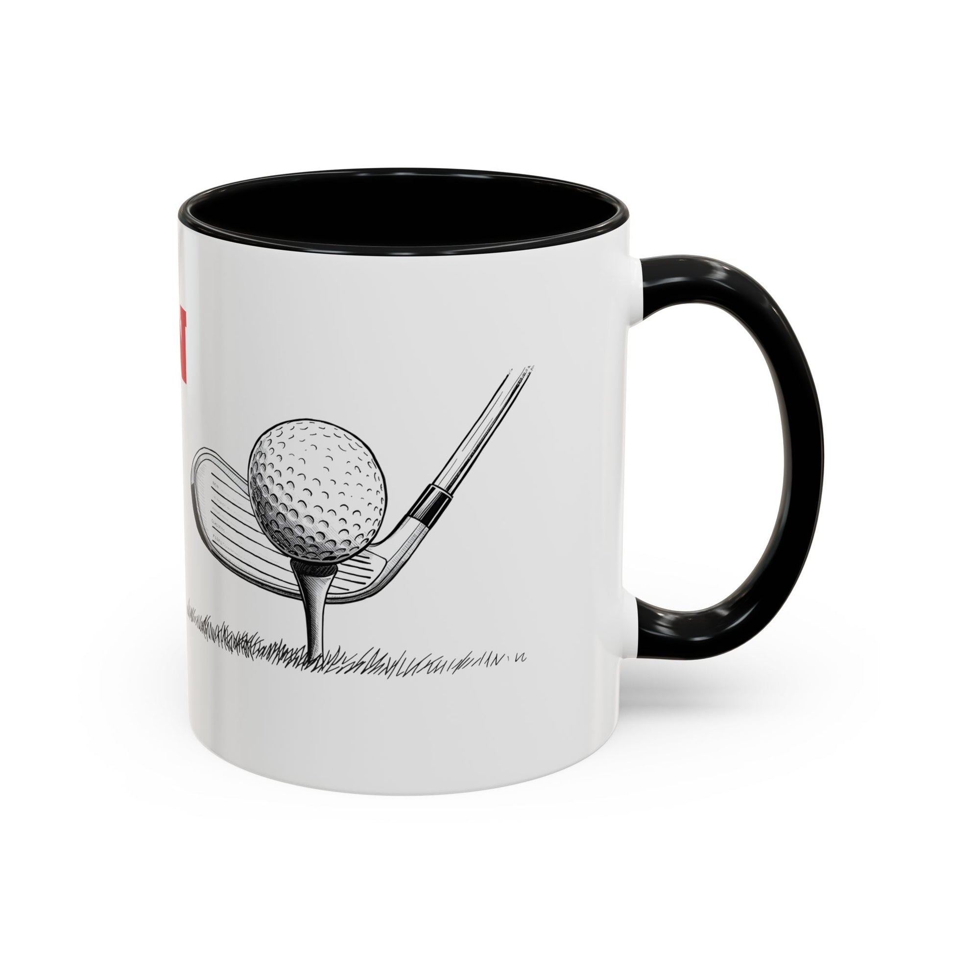 Golf Champion Accent Mug - Perfect Gift for Golf Lovers, Sports Fans, Golfer Appreciation, Every Occasion - SJM Print Store