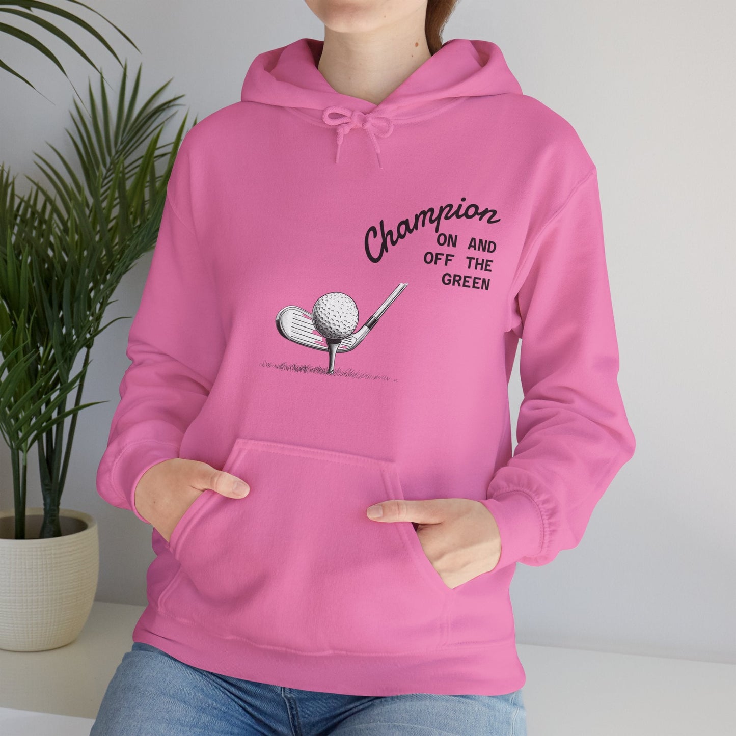 Golf Champion Hoodie, Unisex Golf Sweatshirt - SJM Print Store