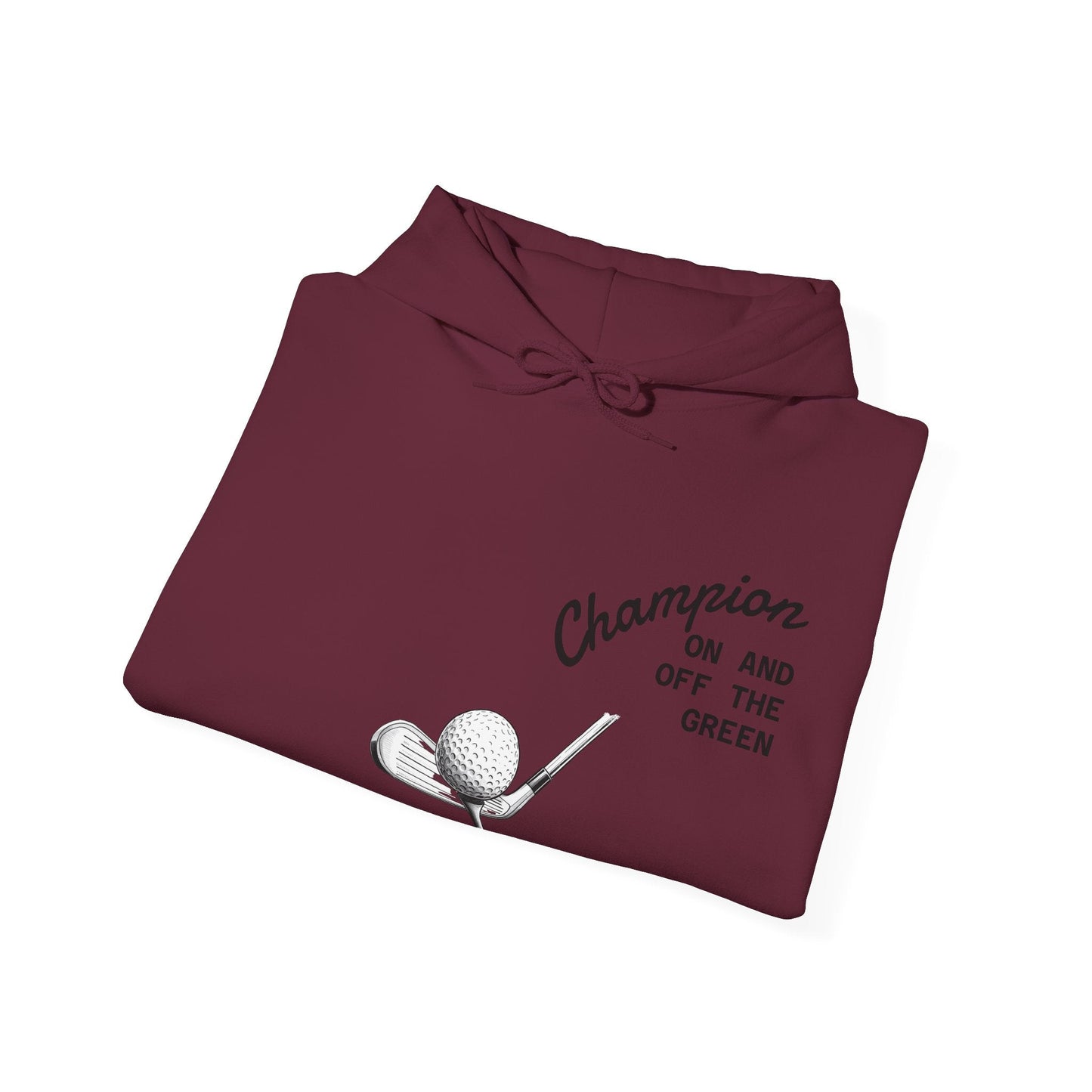 Golf Champion Hoodie, Unisex Golf Sweatshirt - SJM Print Store