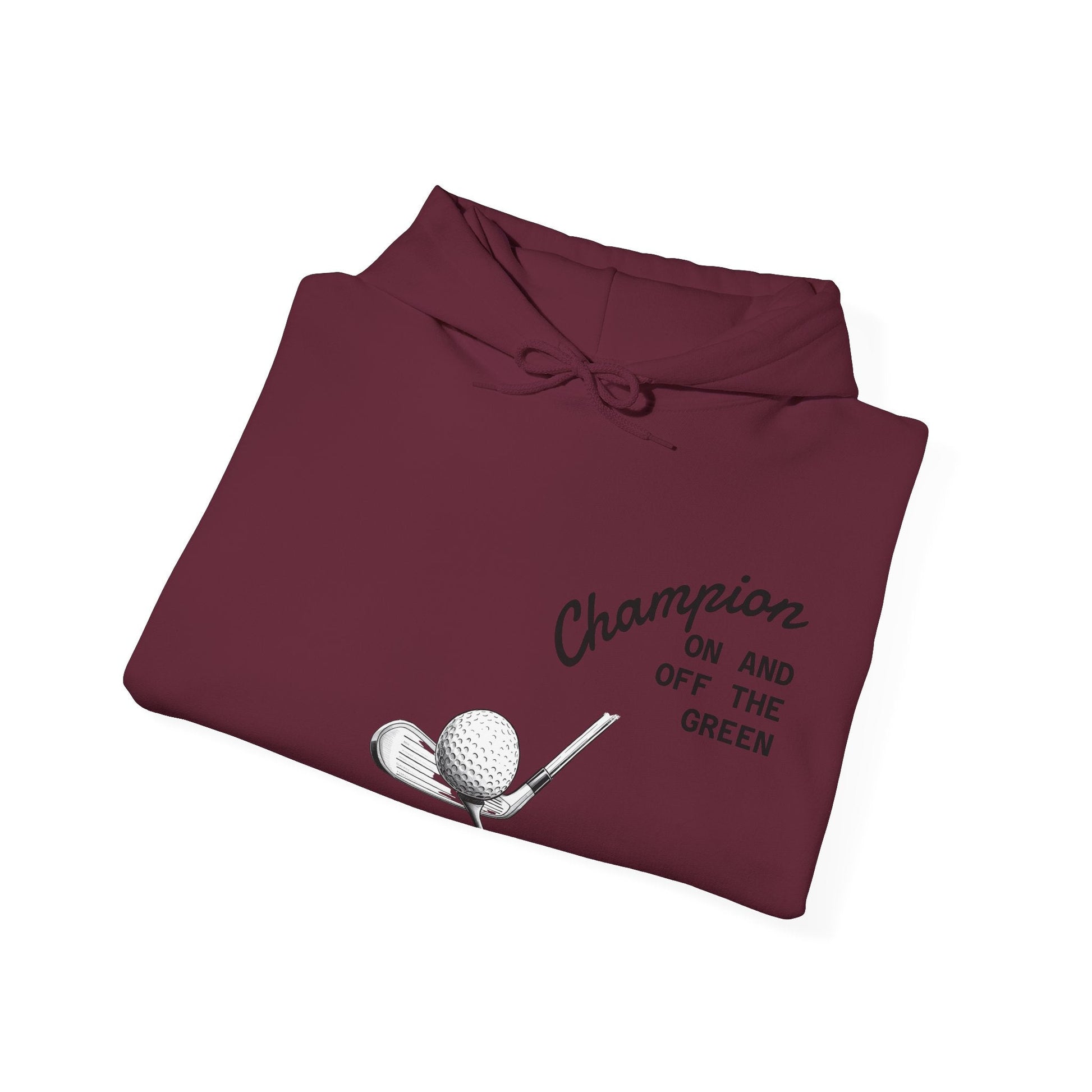 Golf Champion Hoodie, Unisex Golf Sweatshirt - SJM Print Store