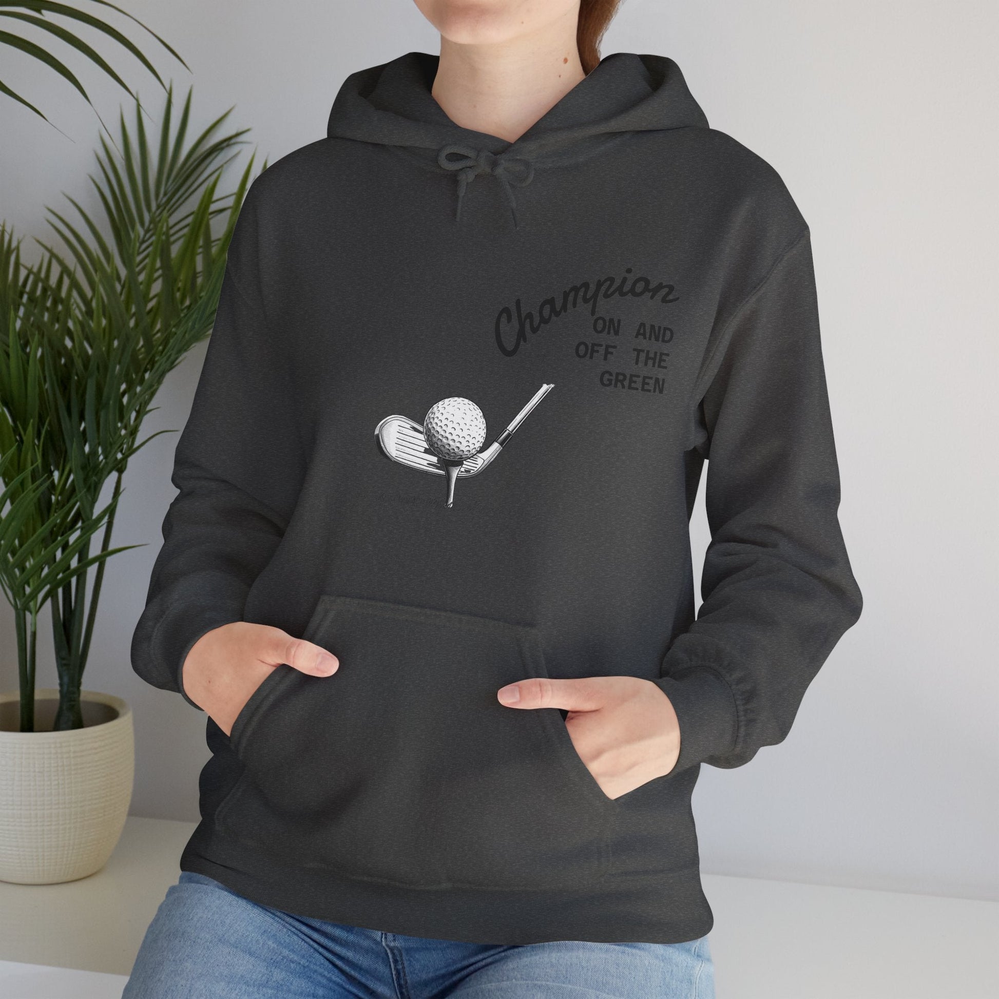 Golf Champion Hoodie, Unisex Golf Sweatshirt - SJM Print Store