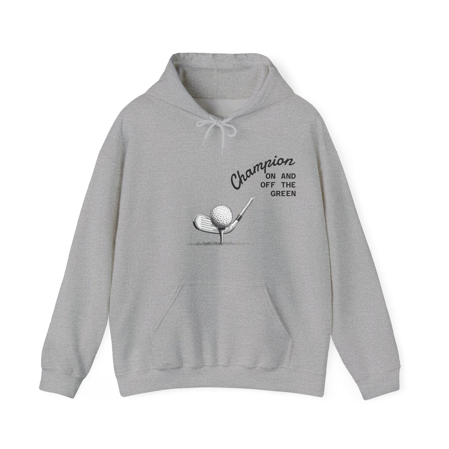 Golf Champion Hoodie, Unisex Golf Sweatshirt - SJM Print Store