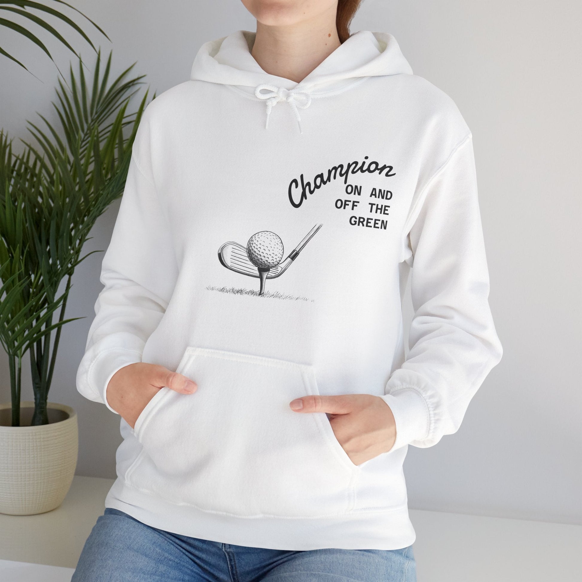 Golf Champion Hoodie, Unisex Golf Sweatshirt - SJM Print Store