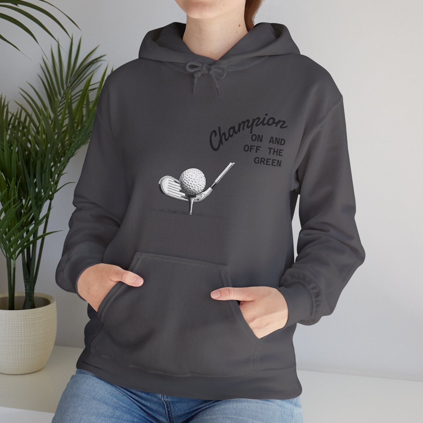 Golf Champion Hoodie, Unisex Golf Sweatshirt - SJM Print Store