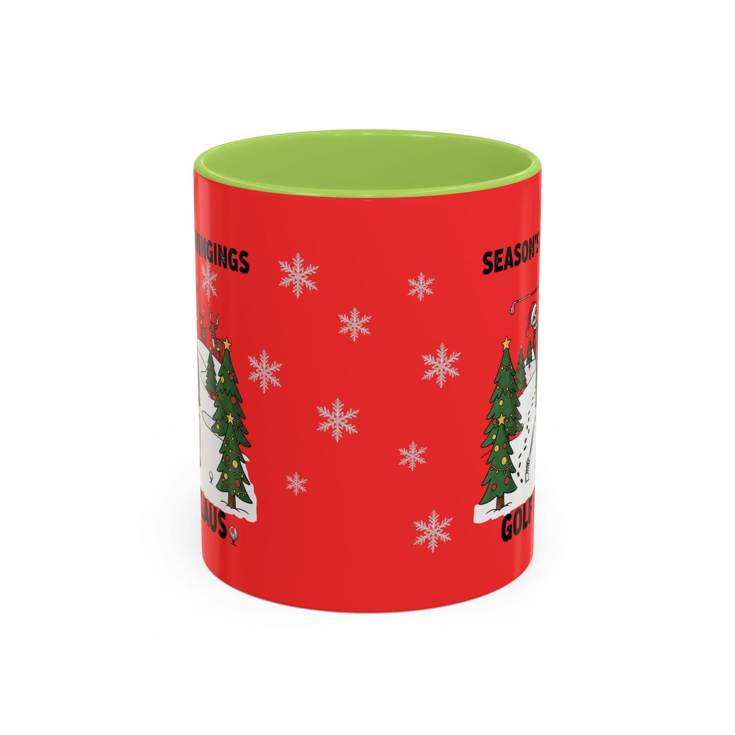 Golf Claus Christmas Coffee Mug - SJM Print Store