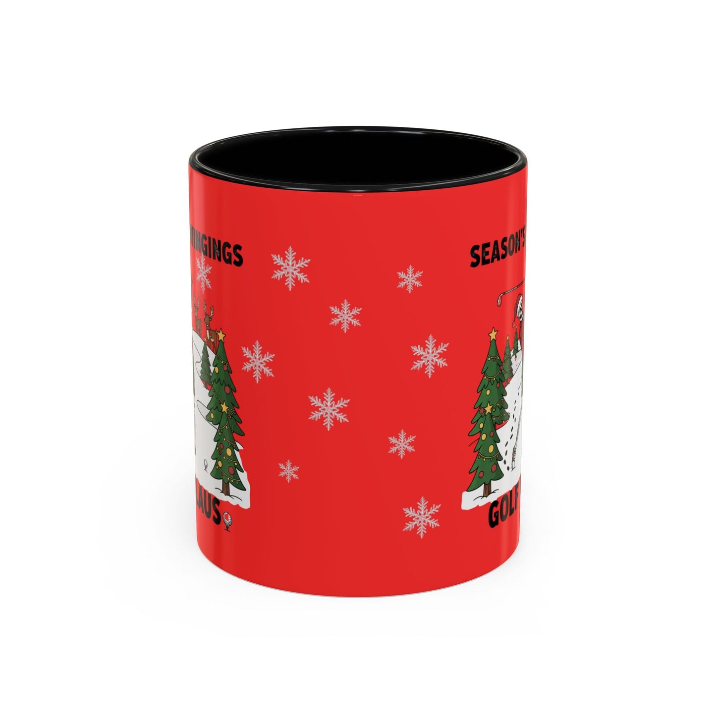 Golf Claus Christmas Coffee Mug - SJM Print Store