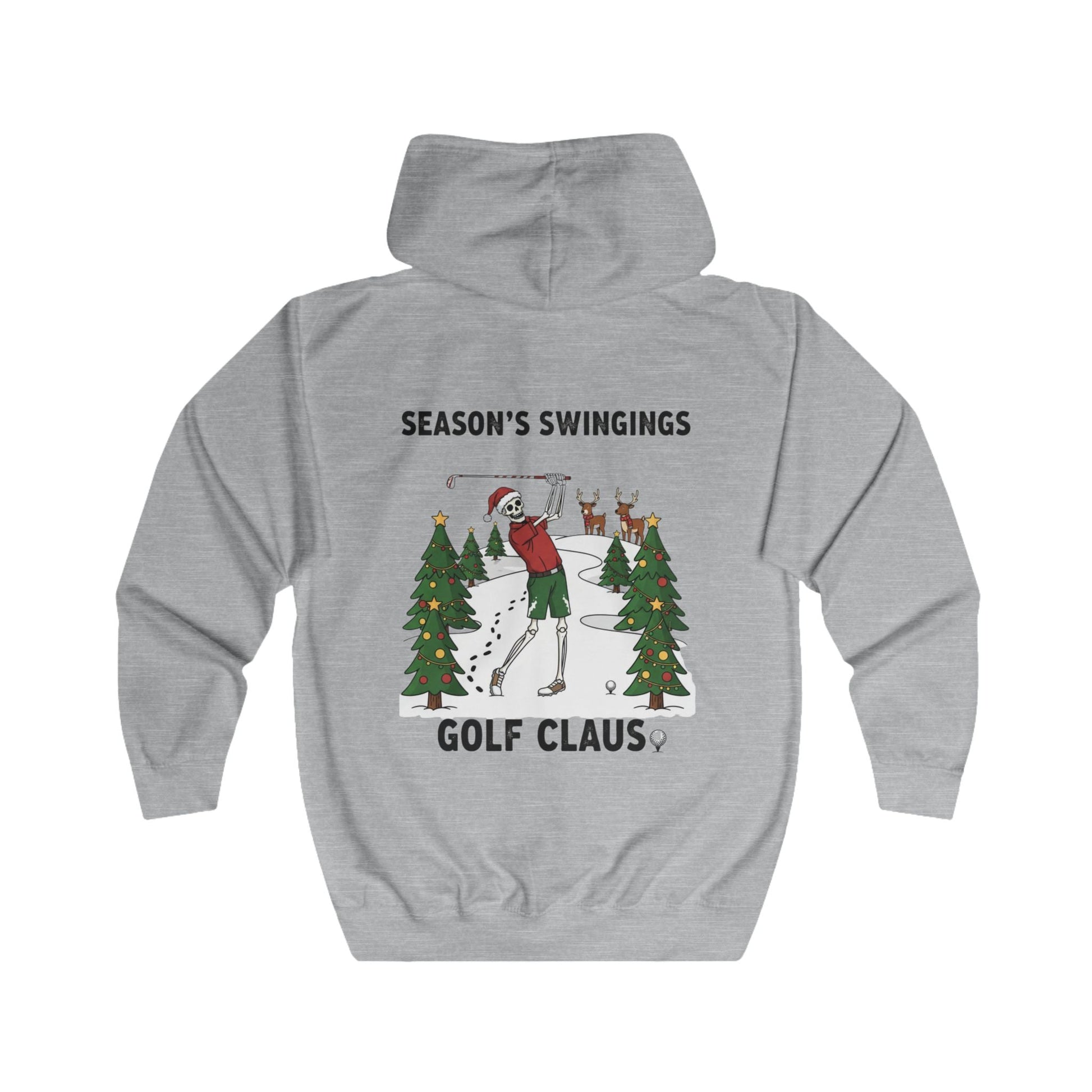 Golf Claus Full Zip Hoodie - SJM Print Store