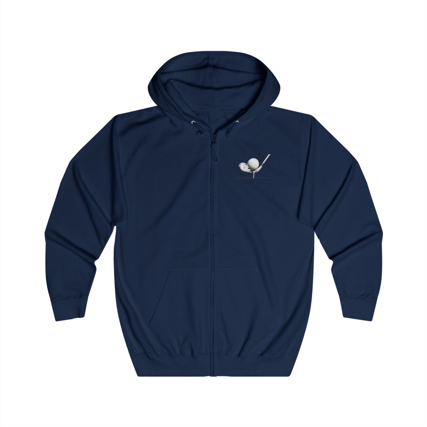 Golf Claus Full Zip Hoodie - SJM Print Store