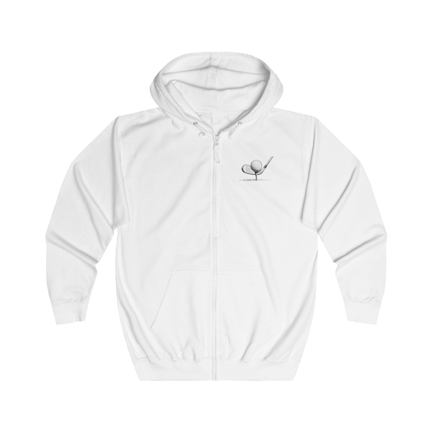 Golf Claus Full Zip Hoodie - SJM Print Store