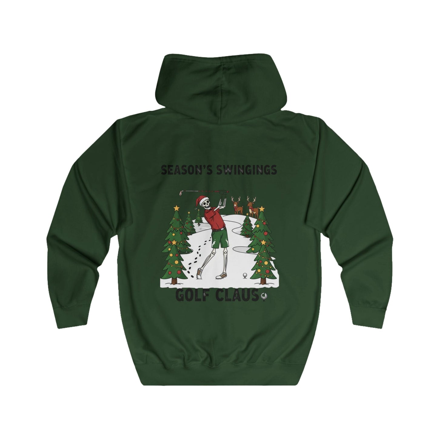Golf Claus Full Zip Hoodie - SJM Print Store