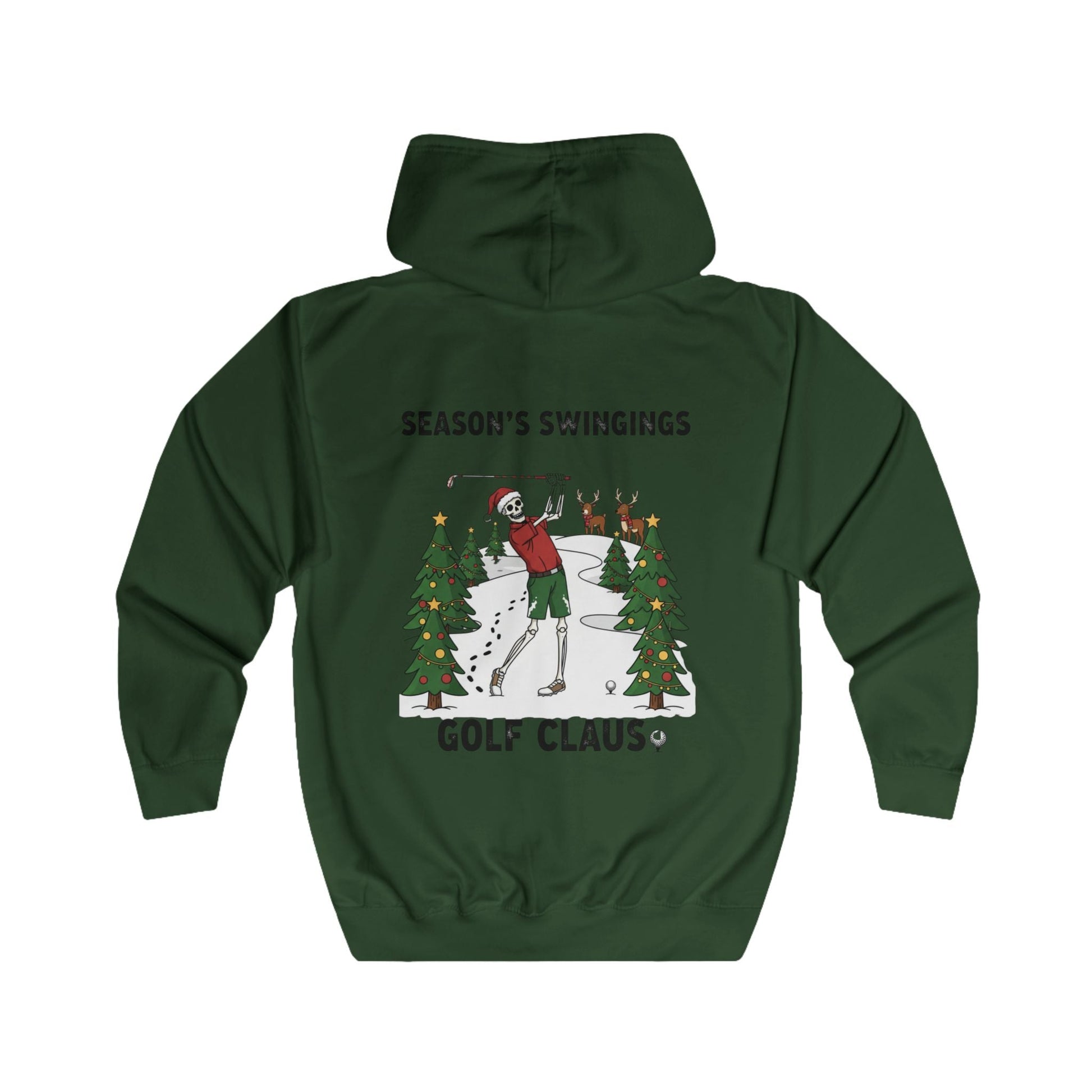 Golf Claus Full Zip Hoodie - SJM Print Store