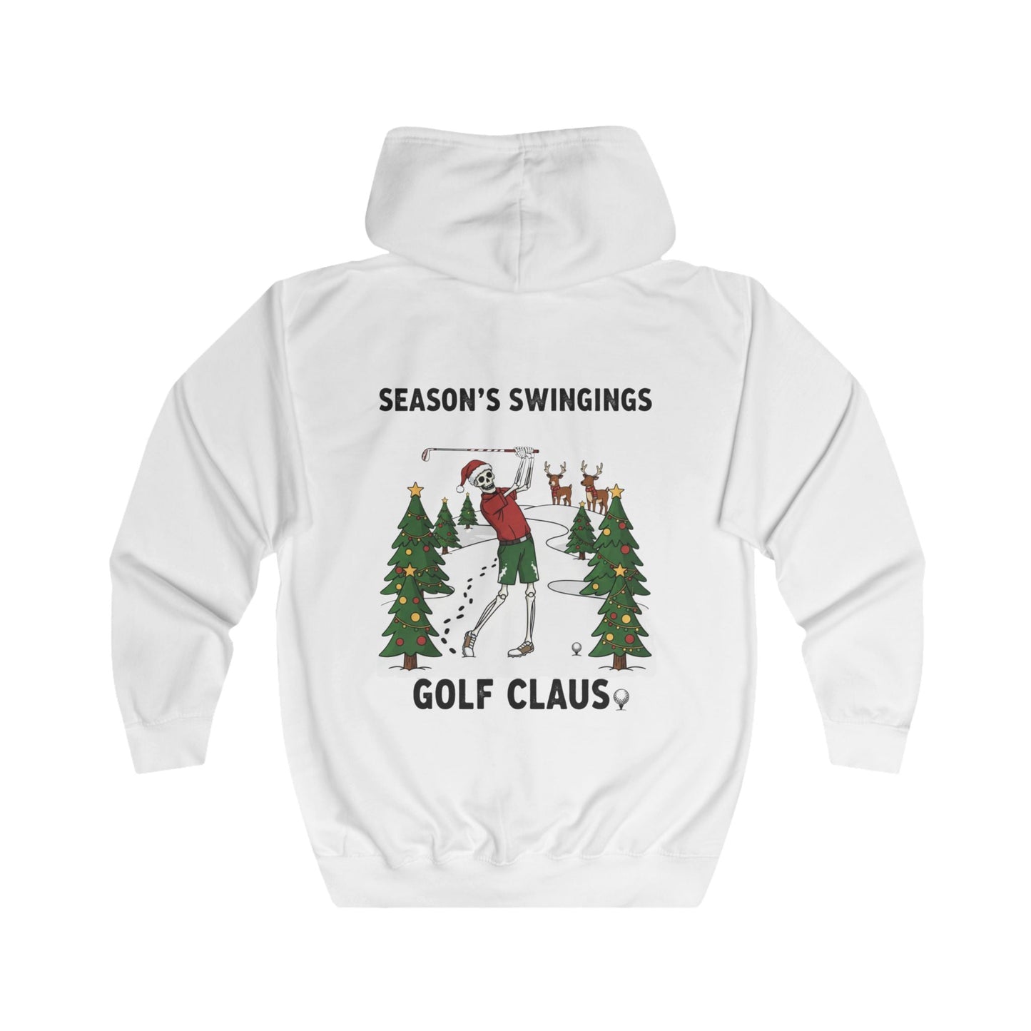 Golf Claus Full Zip Hoodie - SJM Print Store