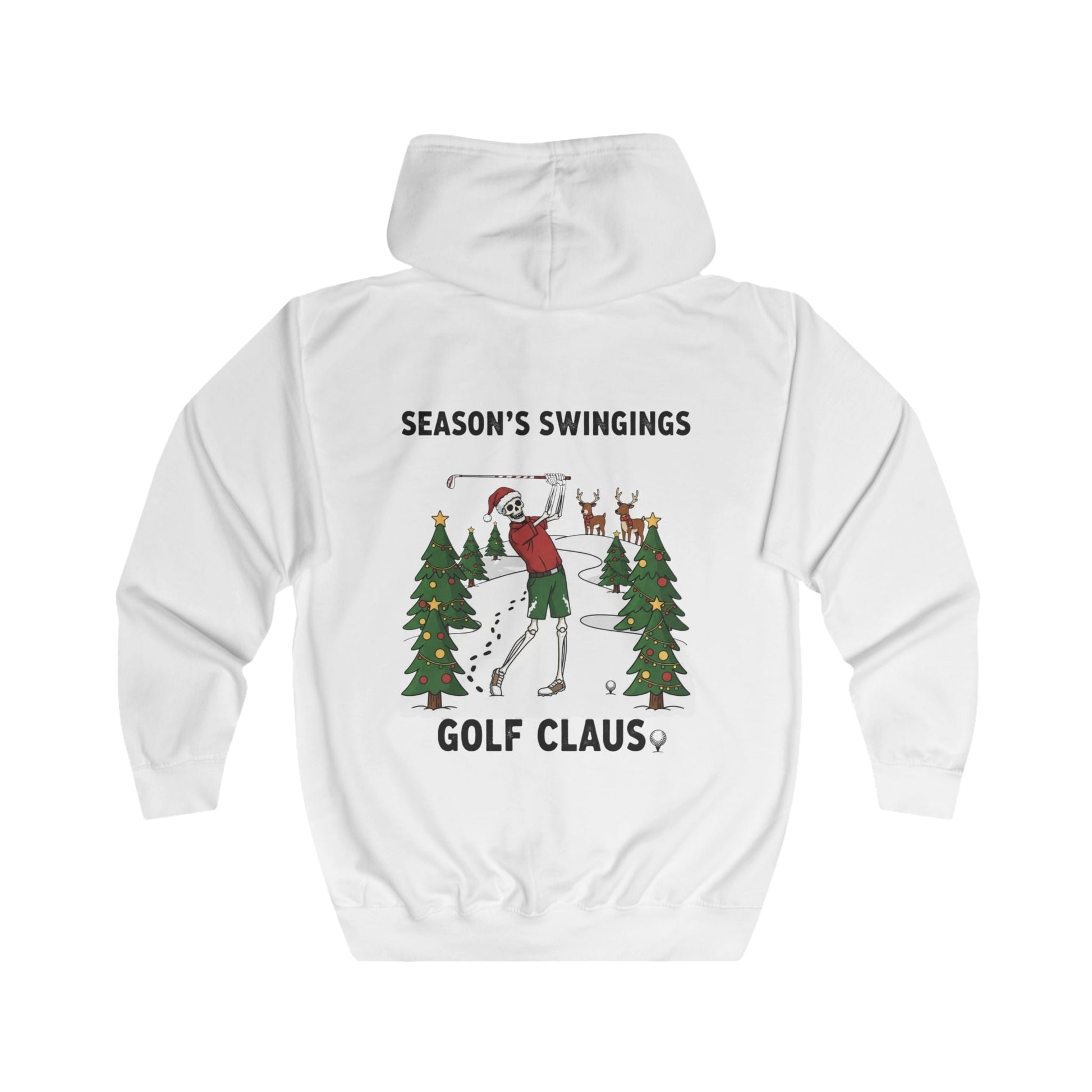 Golf Claus Full Zip Hoodie - SJM Print Store