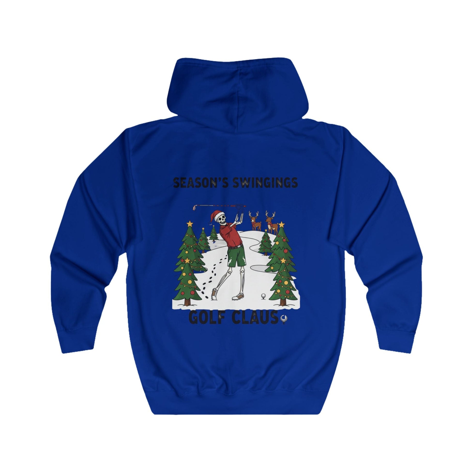 Golf Claus Full Zip Hoodie - SJM Print Store