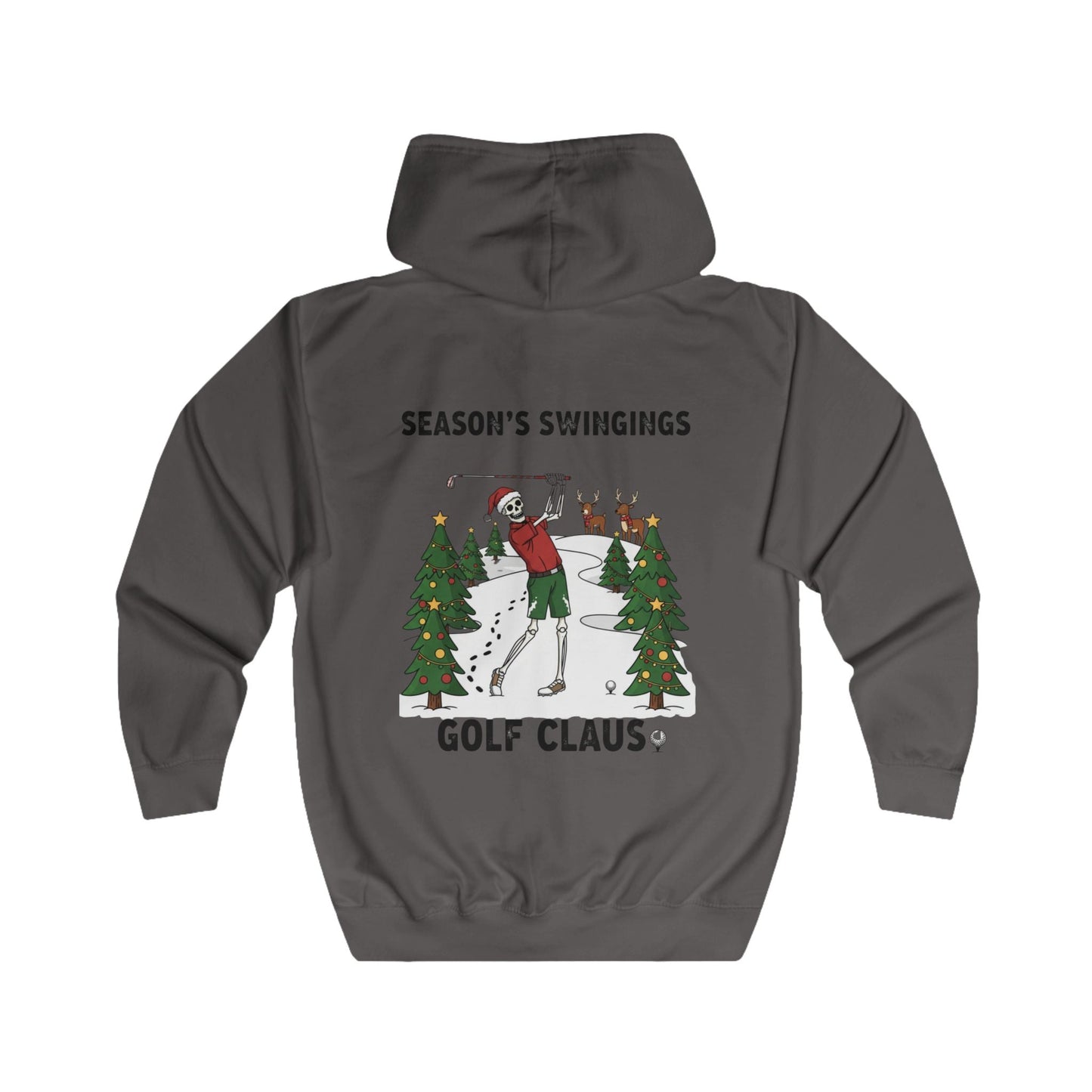 Golf Claus Full Zip Hoodie - SJM Print Store
