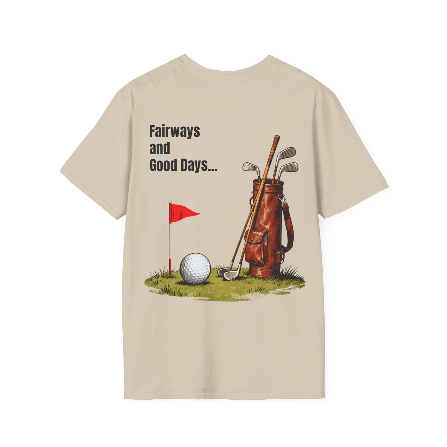 Golf Days Unisex T-Shirt Double - Sided Golf Tee - SJM Print Store