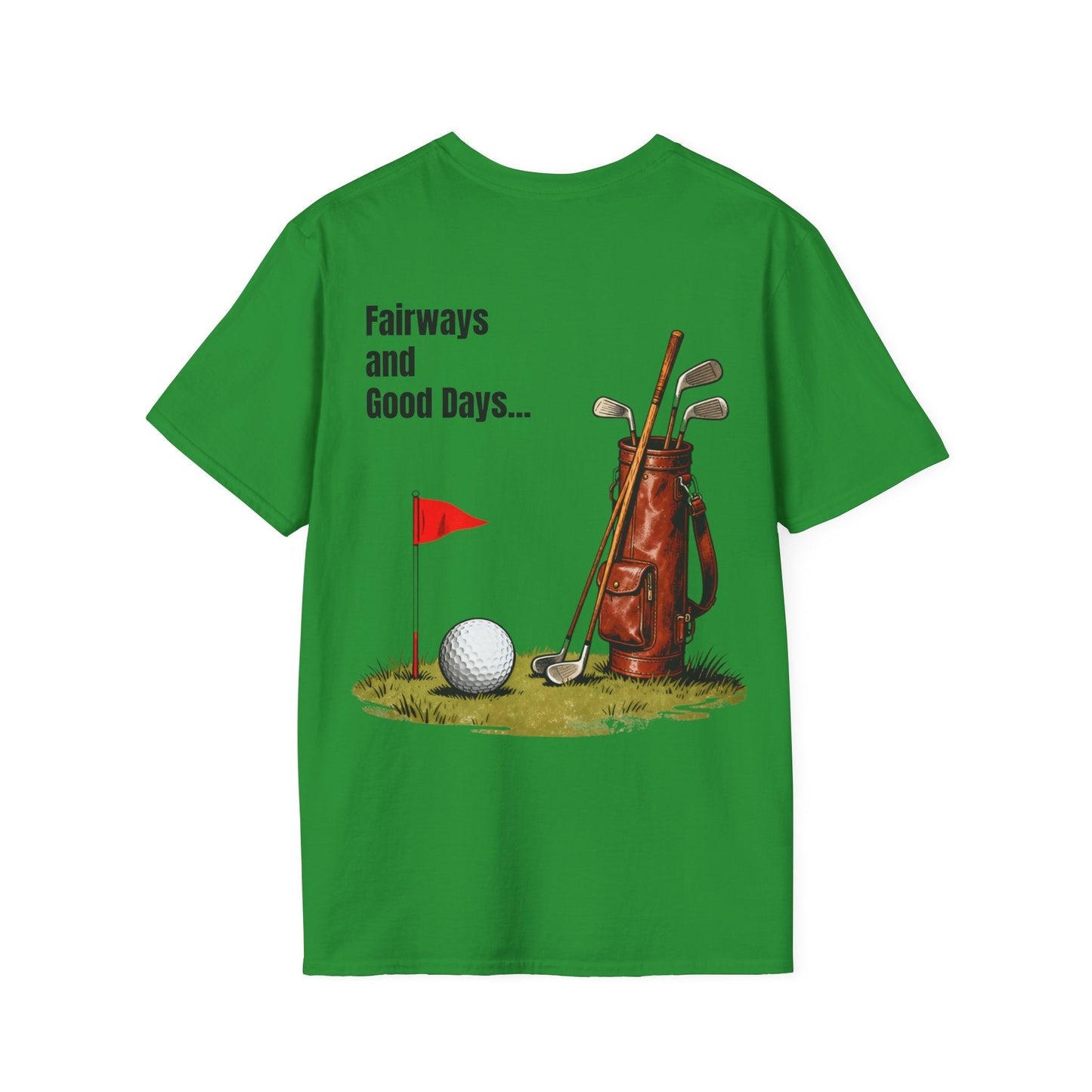 Golf Days Unisex T-Shirt Double - Sided Golf Tee - SJM Print Store
