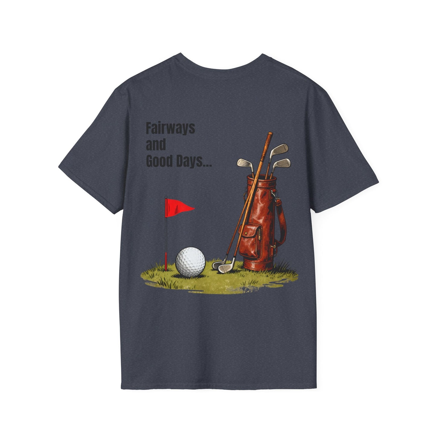 Golf Days Unisex T-Shirt Double - Sided Golf Tee - SJM Print Store