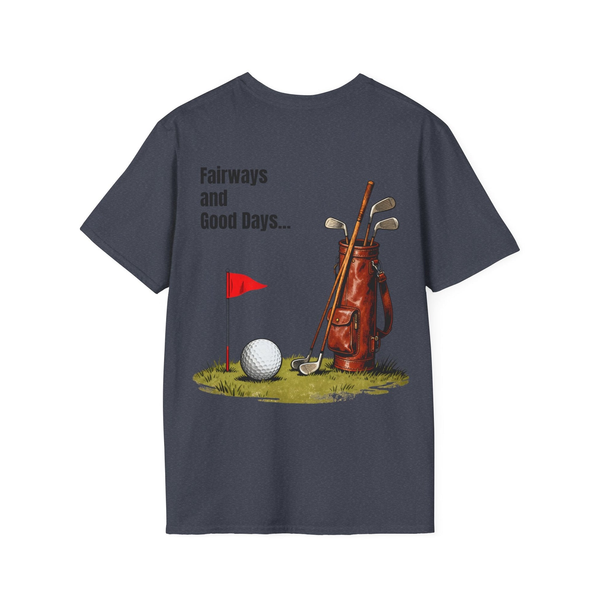 Golf Days Unisex T-Shirt Double - Sided Golf Tee - SJM Print Store