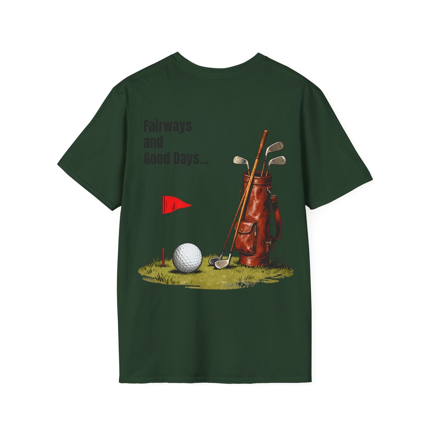 Golf Days Unisex T-Shirt Double - Sided Golf Tee - SJM Print Store